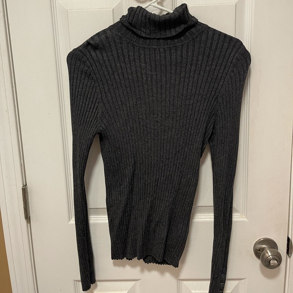 Dark Gray Turtle Neck